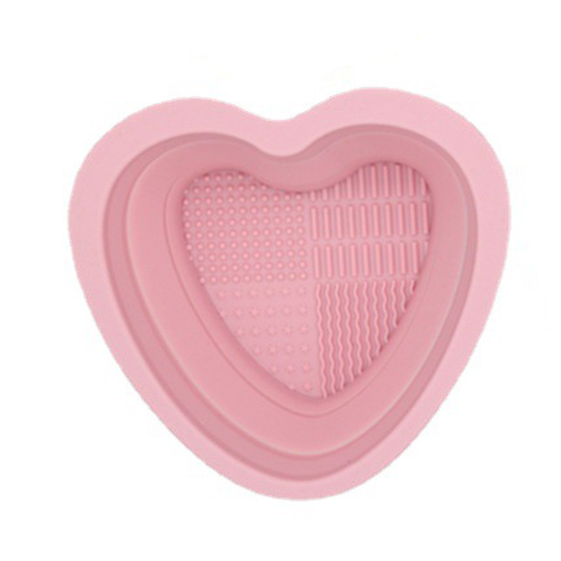 Cepillo de lavado artefacto plegable de silicona cepillo de lavado tazón cepillo de maquillaje belleza huevo almohadilla de limpieza herramienta de belleza tablero de cepillo de lavado multifuncional