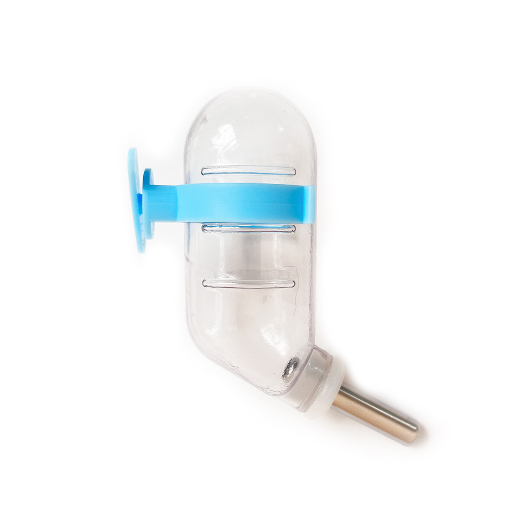 Botella de agua para beber hámster, bebedero para mascotas pequeño, alimentador de agua automático de bolas, botella de agua de acero inoxidable de suspensión 60ml al por mayor image 10