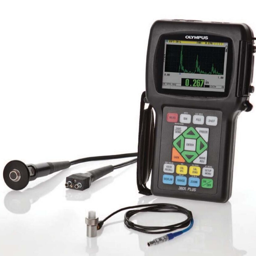olympus 38DLPLUS超声波测厚仪D7908双晶探头M2017或M2091氧化皮
