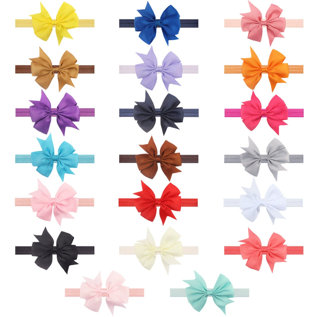 Children's headband, thin hair accessory with bow, European style
