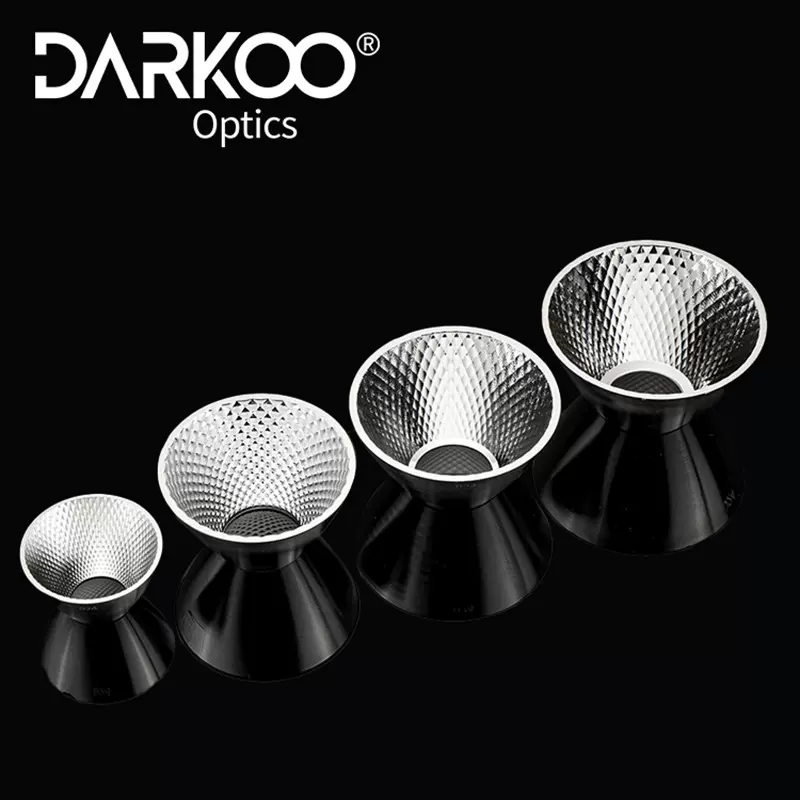 直径50mm圆孔COB反光杯LED灯珠反光碗集成光源聚光射灯筒灯玉米面