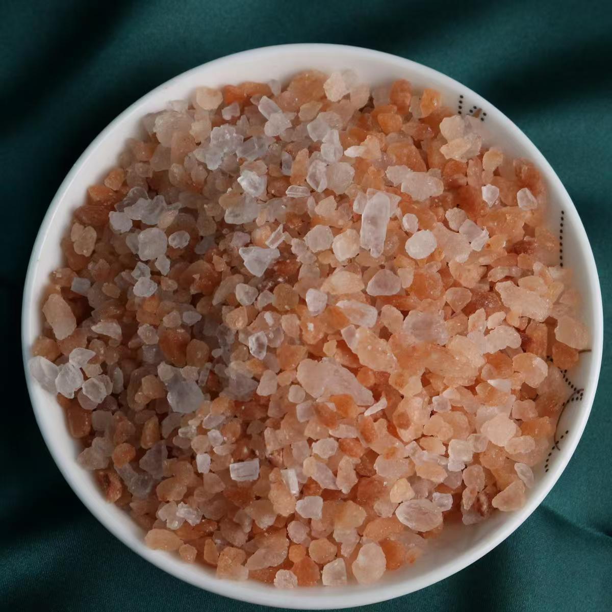 供应喜马拉雅岩盐 玫瑰盐喜马拉雅矿物浴盐 水晶玫瑰盐