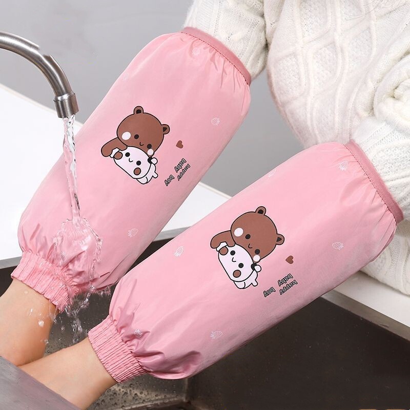 Winter Long Anti-Fouling Sleeves for Women's Kitchen Housework Sleeves, Work-Resistant Sleeves, Men's Waterproof and Oil-Proof Glove Sleeves Winter Long Anti-Fouling Sleeves for Women's Kitchen Housework Sleeves, Work-Resistant Sleeves, Men's Waterproof and Oil-Proof Glove Sleeves