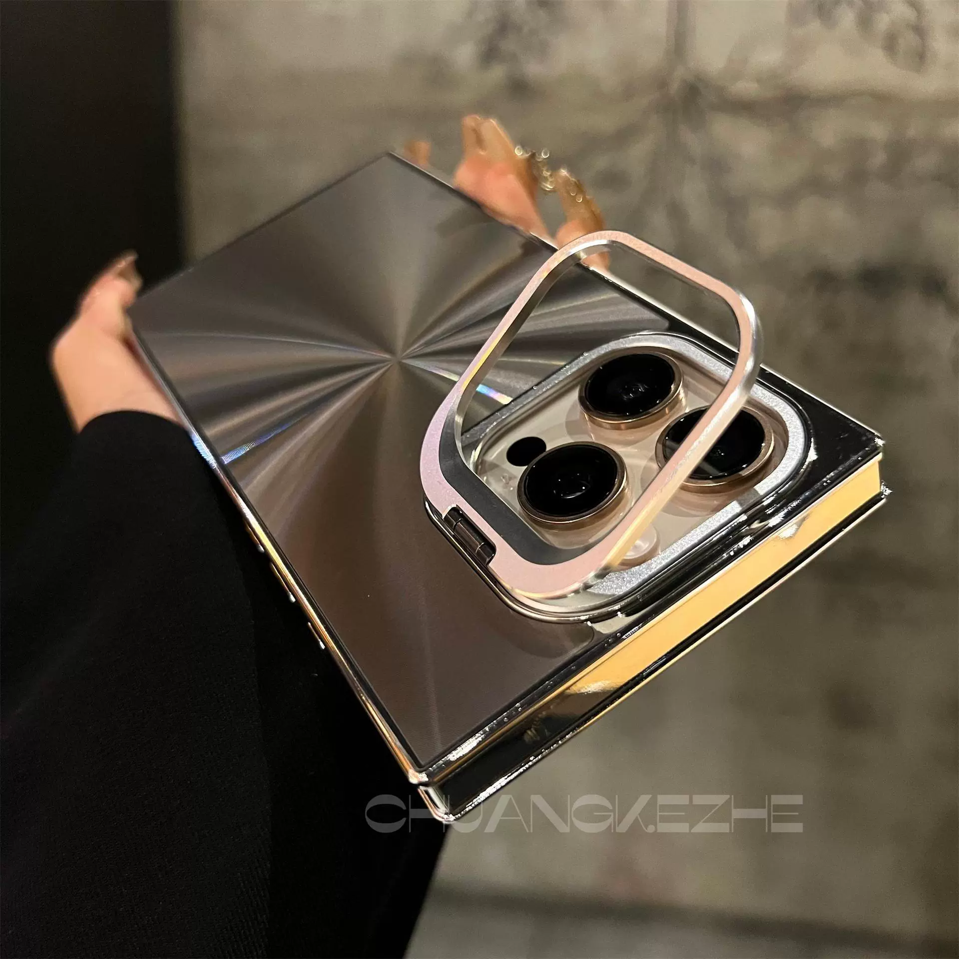 Чехол для iPhone 16, держатель объектива, квадратный, гальваническое покрытие, лазерная защита от падений, защитный чехол для iPhone 15, 14