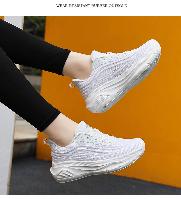 Giày thể thao nữ chuyên dụng thi thể dục, giày chạy bộ nhẹ giảm chấn cho nữ sinh — Màu cam L2506FBN, Màu tím L2506FBN, Mễ Lục L2506FBN, Trắng L2506FBN chi tiết 13