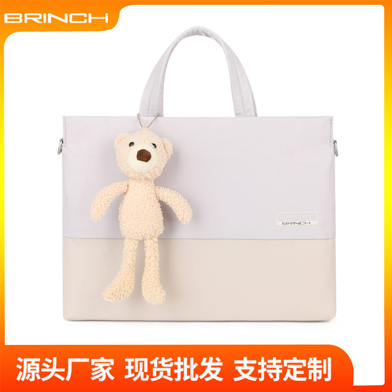 Portable Laptop Bag Briefcase 14 Inch Girls Cute 16 Inch Lenovo Huawei Apple Shoulder Fashion