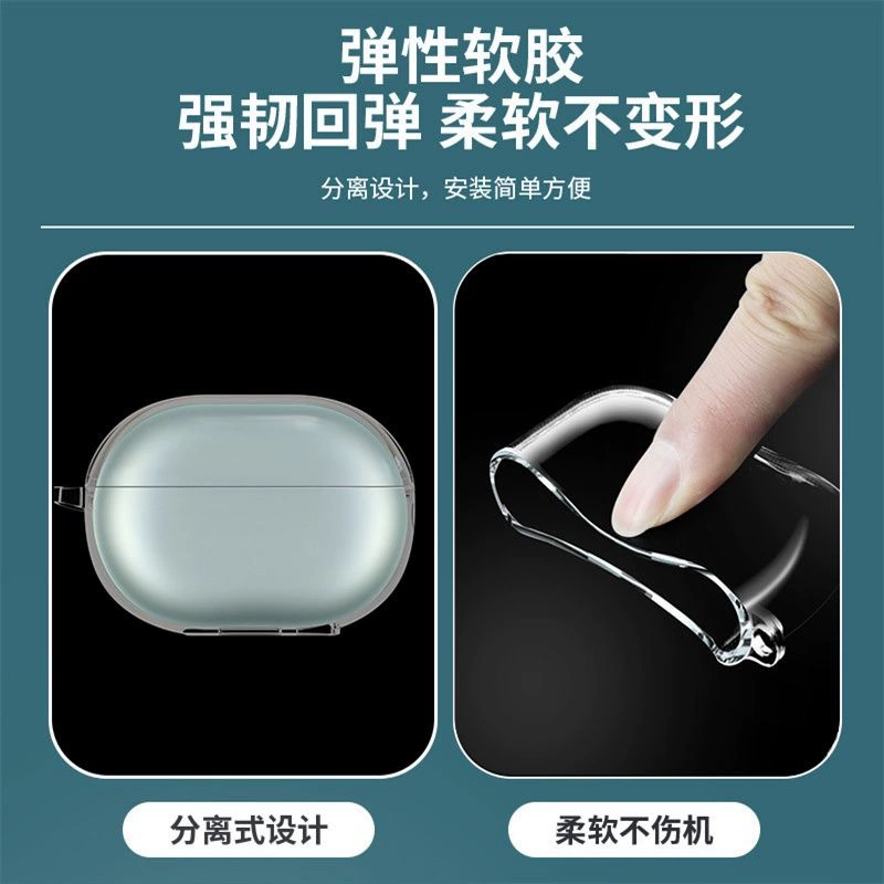 Защитный чехол (Huawei) FreeBuds Pro3 — прозрачный TPU, защита от падения в тонком исполнении