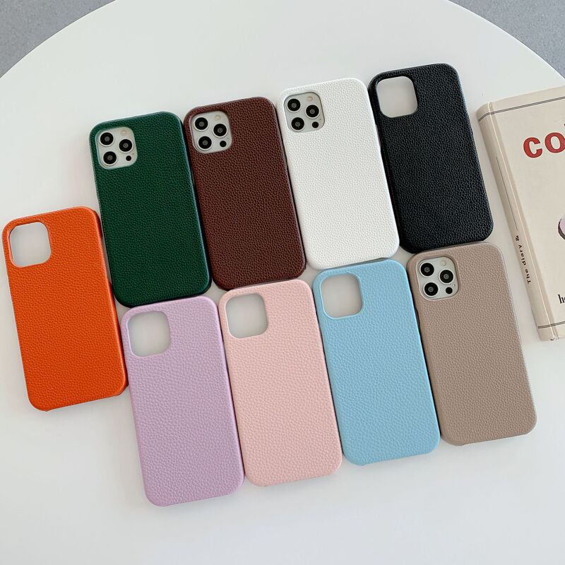 Simple Retro Litchi Pattern Phone Case for iPhone16Pro Max Protective Case Apple 15 Protective Case Simple Retro Litchi Pattern Phone Case for iPhone16Pro Max Protective Case Apple 15 Protective Case