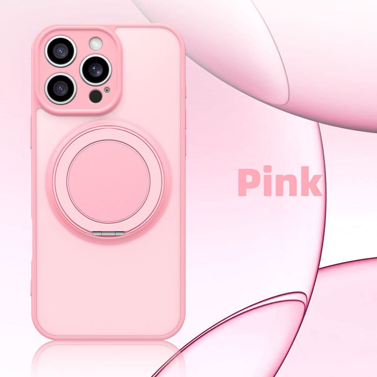 Funda para teléfono móvil iPhone 17, nueva, con tacto de piel, mate, con soporte magnético integrado de 360 grados, compatible con la funda de Apple 16PROMAX