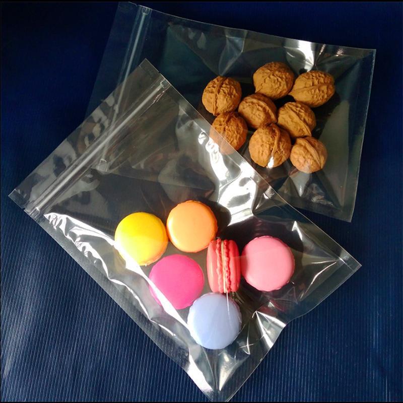 现货高透明自封袋包装袋 PET封口骨袋 密封袋 干果杂粮塑料袋