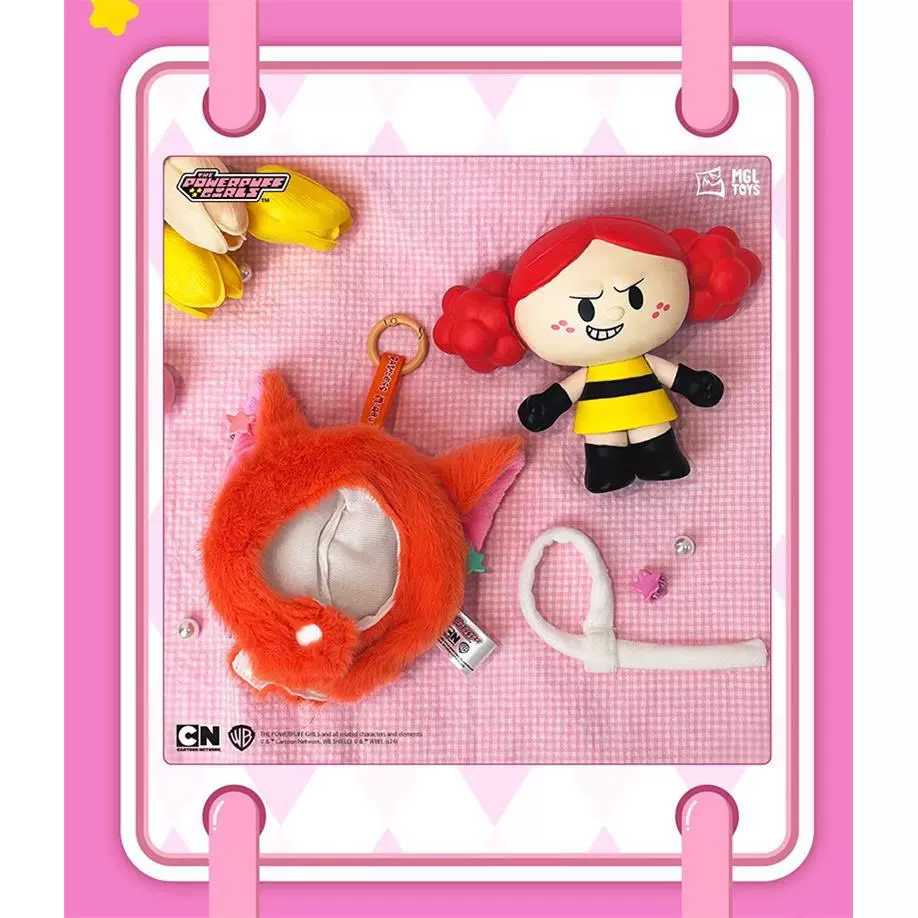 Настоящий спот TOPTOY Powerpin серия маленькая полицейская кукла клей-эластичный плюшевый слепой ящик фигурка сумка кулон подарок