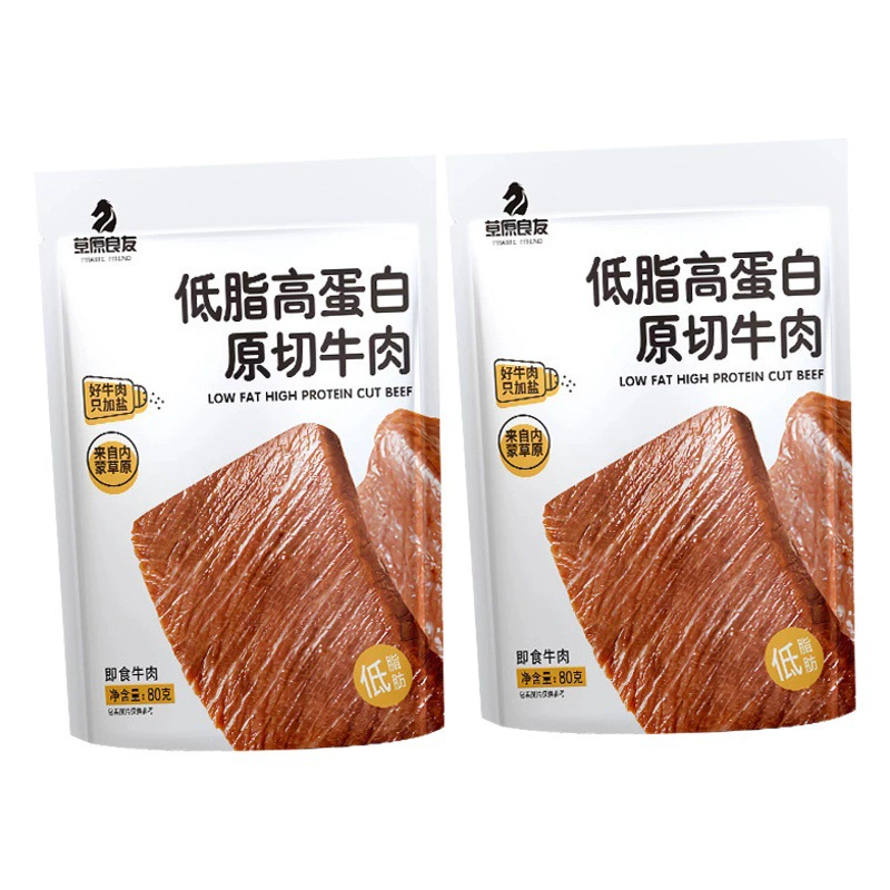 Говядина по-монгольски, готовая к употреблению, в соусе, для фитнес-диеты, легкий перекус, заменитель еды, готовое блюдо, с пятью специями, в пакете.