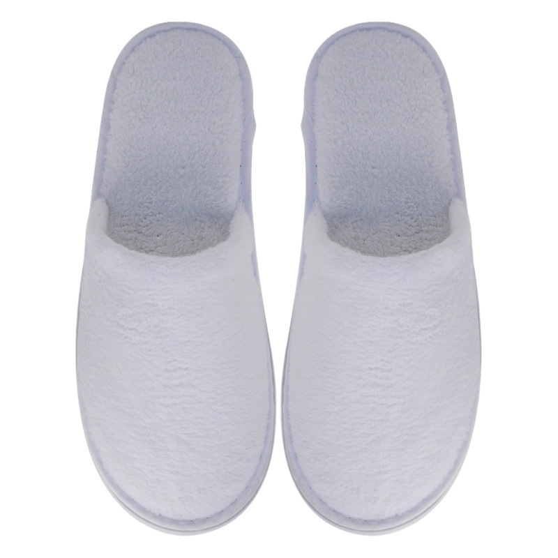 Coral Velvet Slippers for Star-Rated Hotels and Guesthouses, Non-Slip Travel Supplies, Manufacturer Wholesale Disposable Slippers