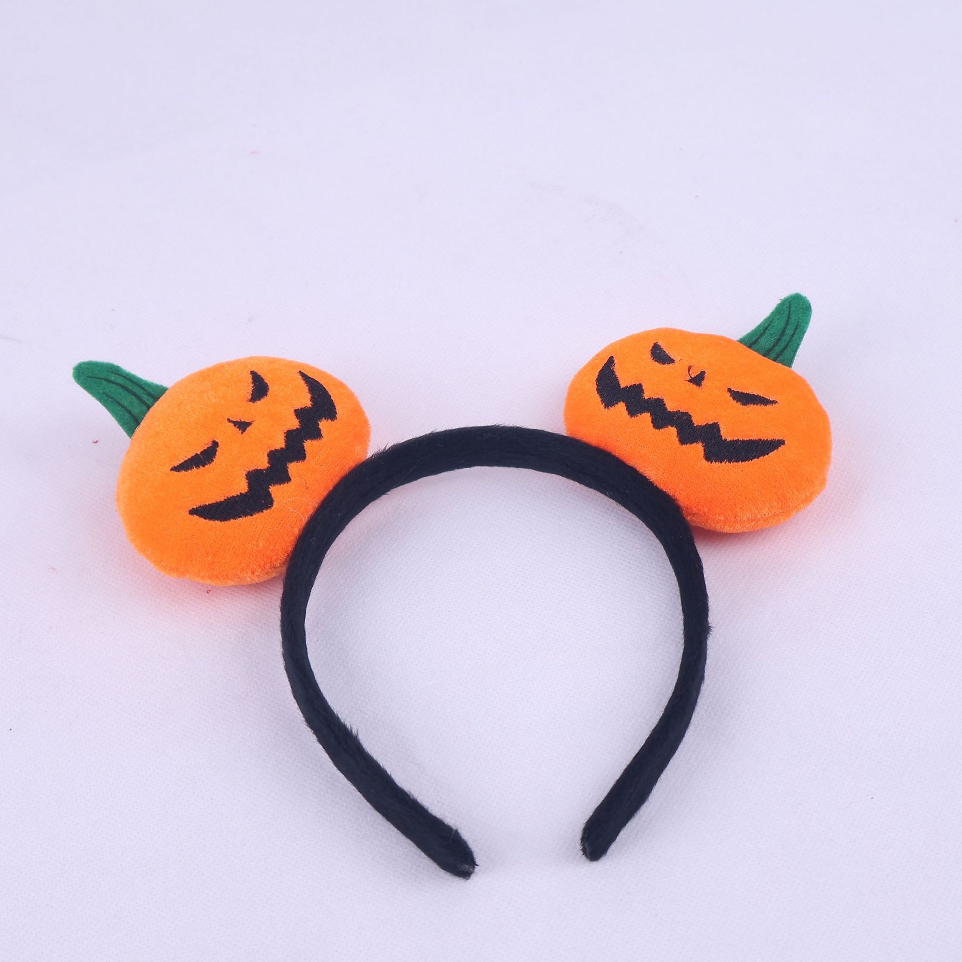 Diadema de calabaza de Halloween, accesorios para el cabello para niños lindos y divertidos, diadema, artículos de decoración de fiesta de fiesta de Halloween