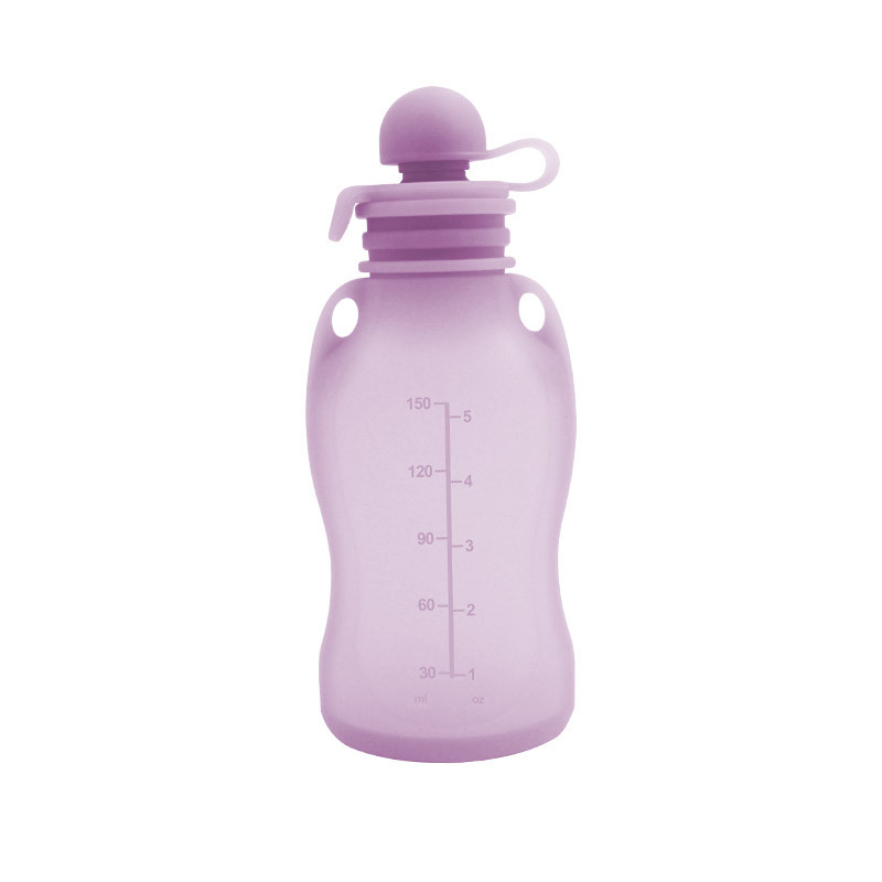Bolsa de almacenamiento de leche de silicona para leche materna fresca y reutilizable bolsa de almacenamiento de leche 150ml de almacenamiento congelado para puré de arroz
