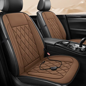 Car heated seat cushion, winter electric heating 12V seat pad, winter single-seat and dual-seat warming pad for driver and passenger