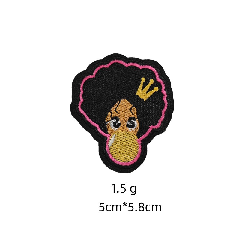 2g Weight Clothing Sticker Patches Classification 1 Piece Quantity Nonwoven, Polyester Material Human, Letter Pattern Cute Style 1 Piece Cute Human Letter Nonwoven Polyester Clothing Sticker Patches 19