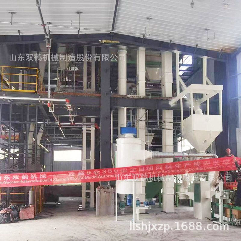 5吨蛋鸡肉鸭颗粒饲料成套设备 养殖大型饲料颗粒生产线 配套机组