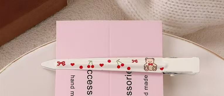 hellokitty发夹可爱kt猫百搭刘海鸭嘴夹发饰侧边夹碎发夹猫猫发卡|undefined