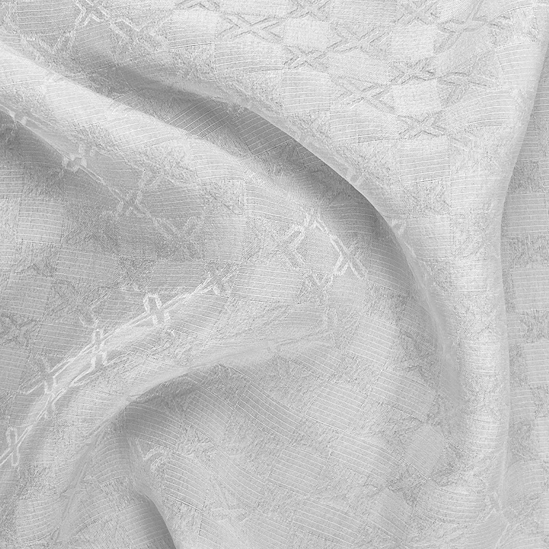 Nueva Tela Jacquard de Seda de Morera con Estampado de Mariposas, 19 mm, 140 cm de Ancho, Tela Ligera de Lujo para Primavera y Verano 2024