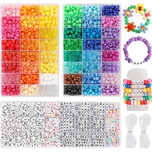 3960��DIY��ͯ6*9С�����ɫ��ĸɢ�鴮�� DIY����������Ʒ���