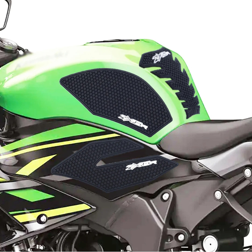 For Kawasaki Ninja ZX6R ZX 6R ZX-6R 19-23 3D Motorcycle Fuel Tank Anti-Slip Side Sticker