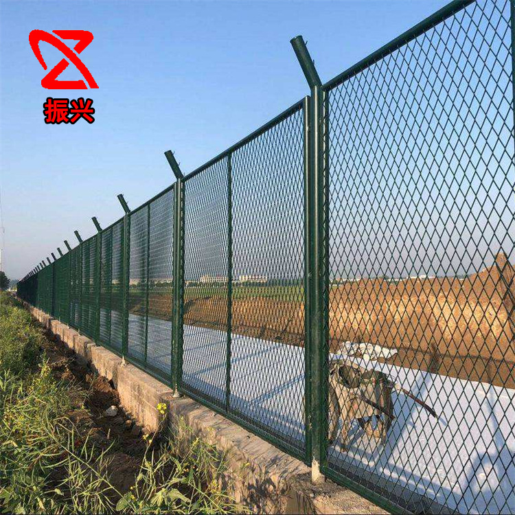 广州海关围网 保税区空港道围栏 物流中心网墙 海关镀锌浸塑围网