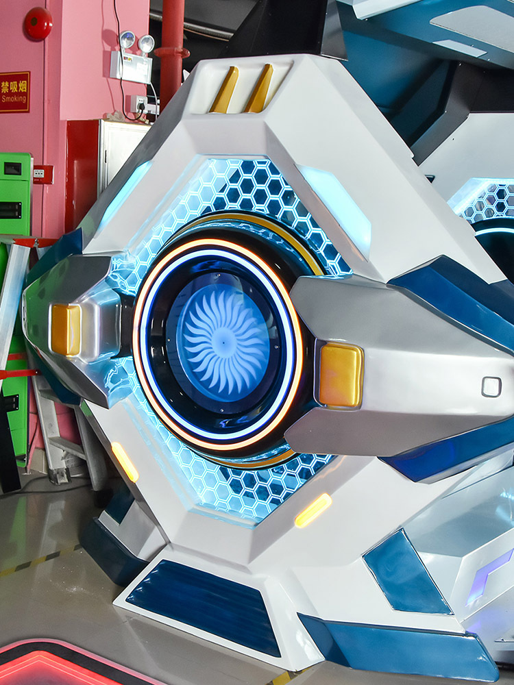 Consola de juegos interactiva para dos jugadores con sensor de movimiento VR, simulación de viaje interstellar, elementos de mecha, educación científica, entretenimiento y ocio.