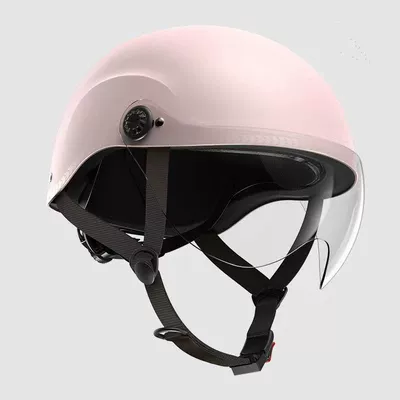 Suitable for National Standard: Motosiklet kaskı (dəbilqə) - new-high-looking-soft-mist-powder-transparent-short-lenses