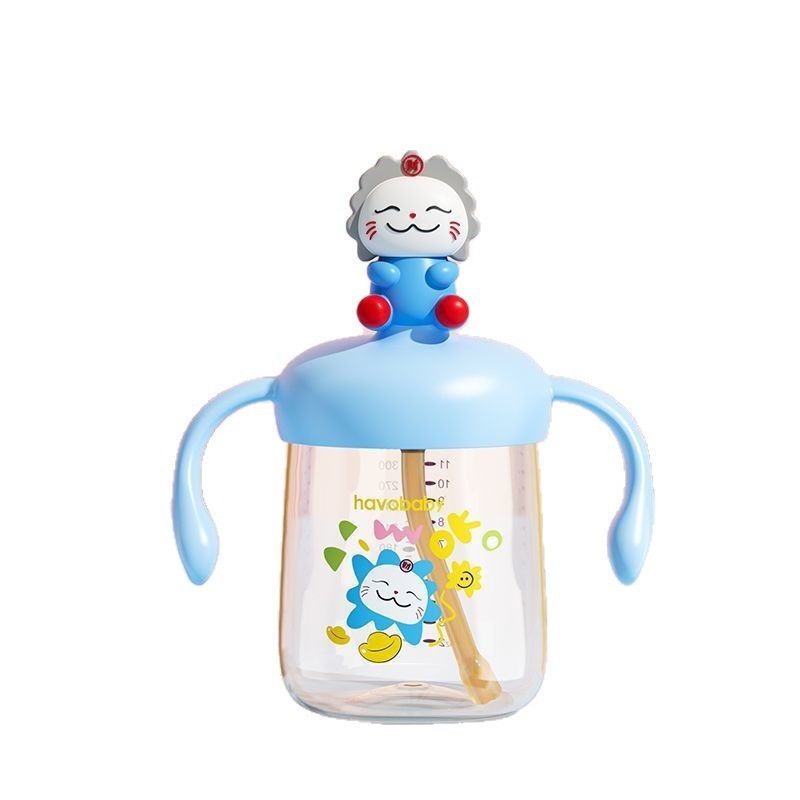 PPSU パンダストロードリンクカップ 1-3 歳のベビーミルクカップ落下防止子供用ボトル工場直販|undefined