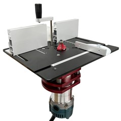 8.1世代昇降ベース彫刻機フリッププレート電気木フライスアルミ合金フリッププレートトリマー木工ツール