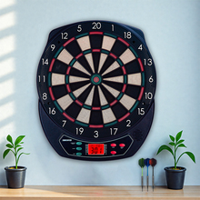 自动计分飞镖盘娱乐成人儿童软式安全电子飞镖靶机套装智能计分