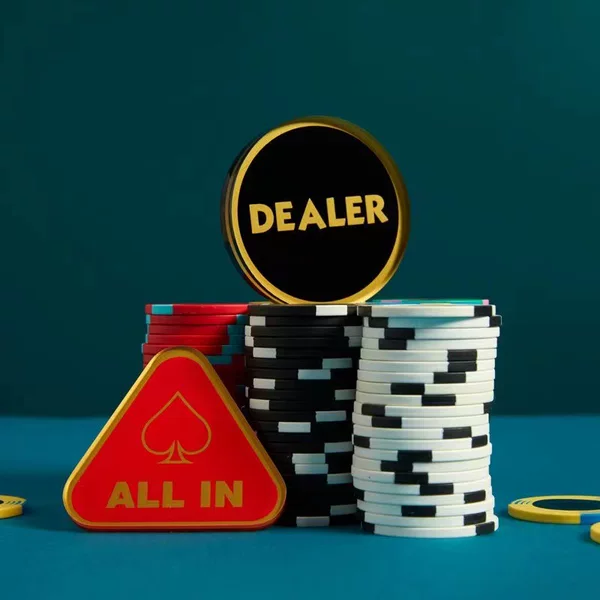 Texas poker DEALER Zhuang code banker's position Zhuang brand Zhuang film pressure card Zhuang position Card button sign