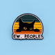 Cartoon Cute Black Cat Brooch Women's Brooch Pin Badge Metal Alloy Badge Accessories Backpack Accessories Badge