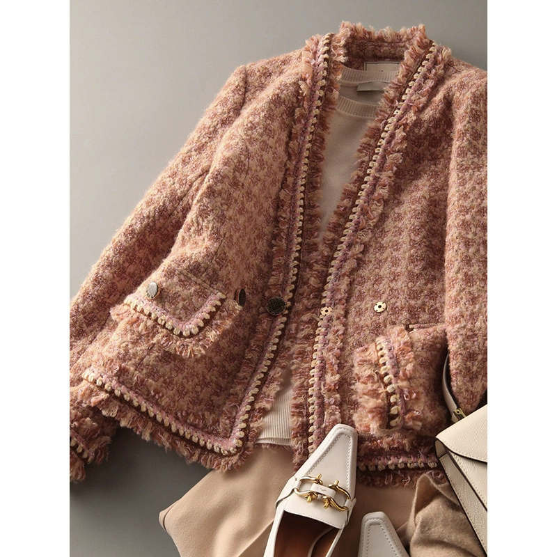 Сексуальная куртка, в стиле Chanel, французский стиль