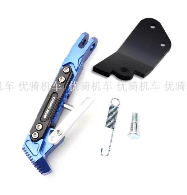 Suitable for Motorcycle Italjet 200 Side Stand, Modified and Upgraded Side Kickstand, Adjustable Small Side Stand Bracket
