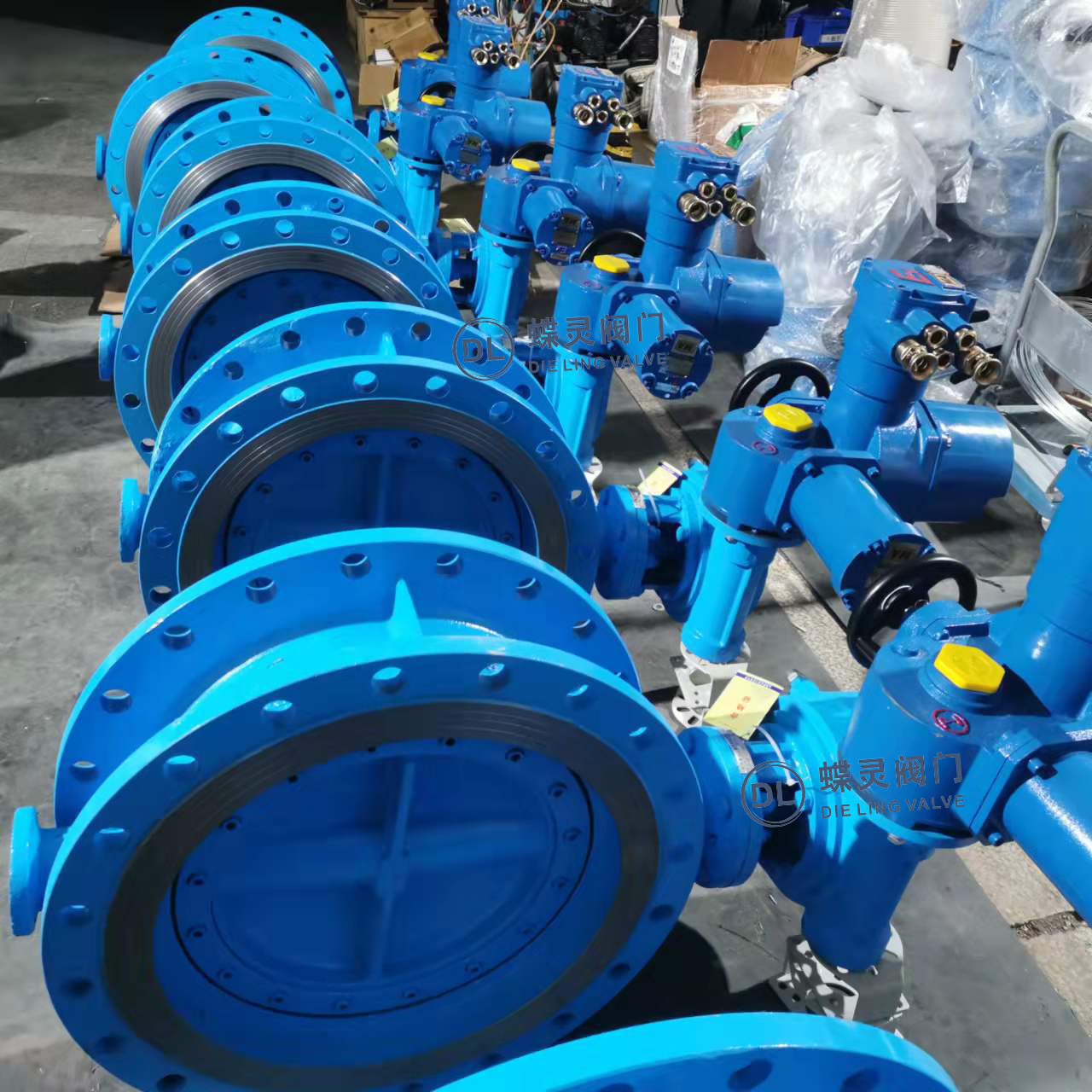 DN450隔爆矿用瓦斯蝶阀 煤矿瓦斯泵房改造用法兰蝶阀WSD941X-16