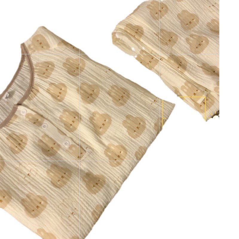 Brand comfortable breathable cotton cute cartoon long-sleeve