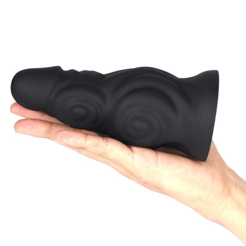 Super gran huevo de silicona líquida conjunto suave anal expansor de forma especial plug anal pene grande SM camarada productos adultos del sexo