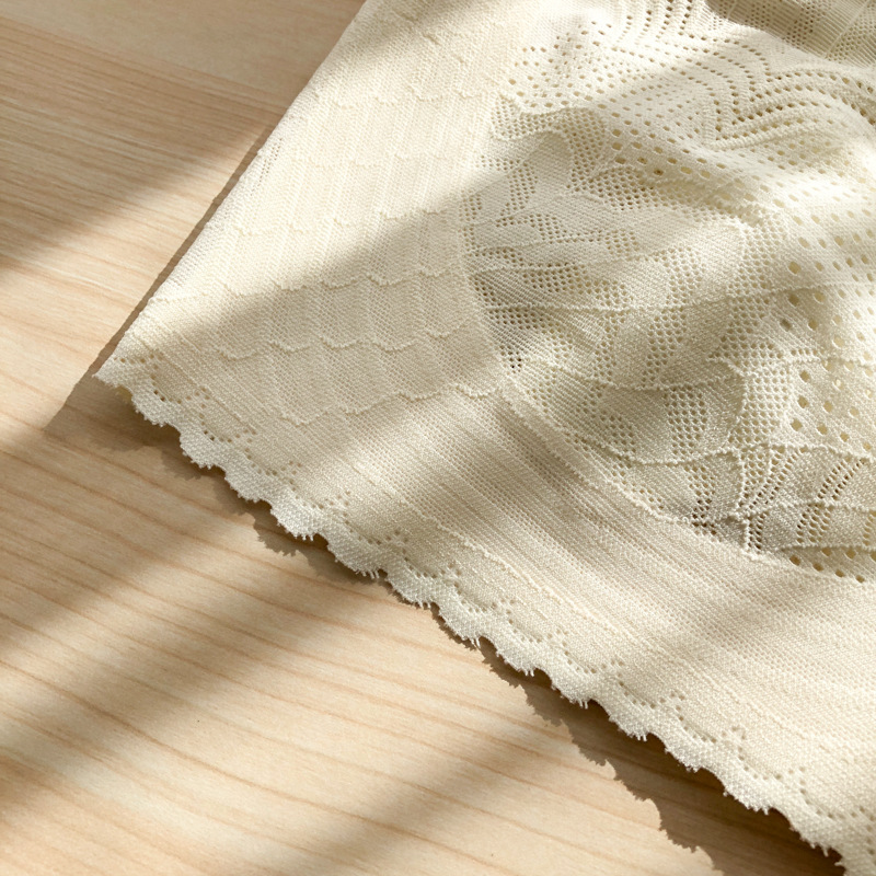 Orejas de conejo de látex taza de cristal pecho grande pequeña ropa interior sin costuras ultrafina de las mujeres cómodo sujetador transpirable verano caliente