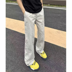日本のハイストリート速乾性アサルトパンツメンズ夏のトレンディなワークウェアシミターパンツティーンエイジャーアメリカンカットオフカジュアルパンツ