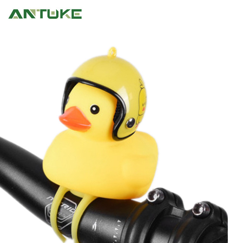 Breaking Duck Bicycle Little Duck Bell Shaking Tone Motorcycle Yellow Duck Helmet Children Helmet Horn Light