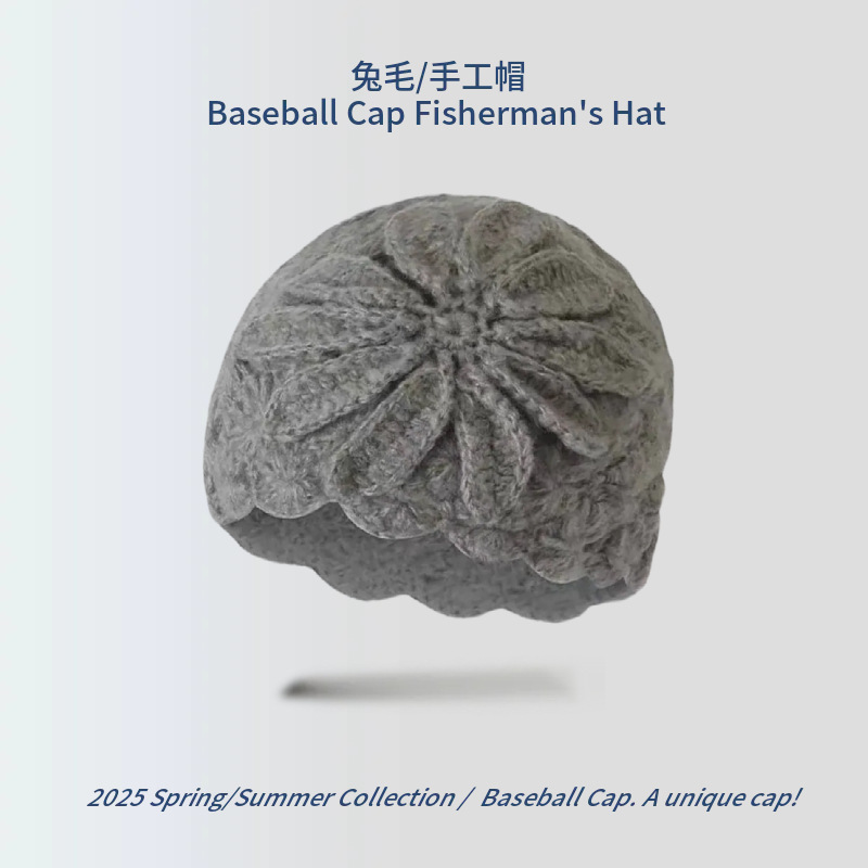 【D173 빅 플라워】그레이