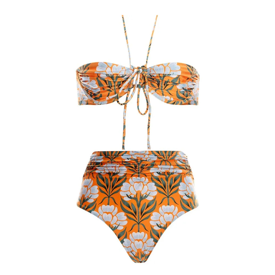 Ditsy Floral Bikinis Polyester Swimwear display picture 3