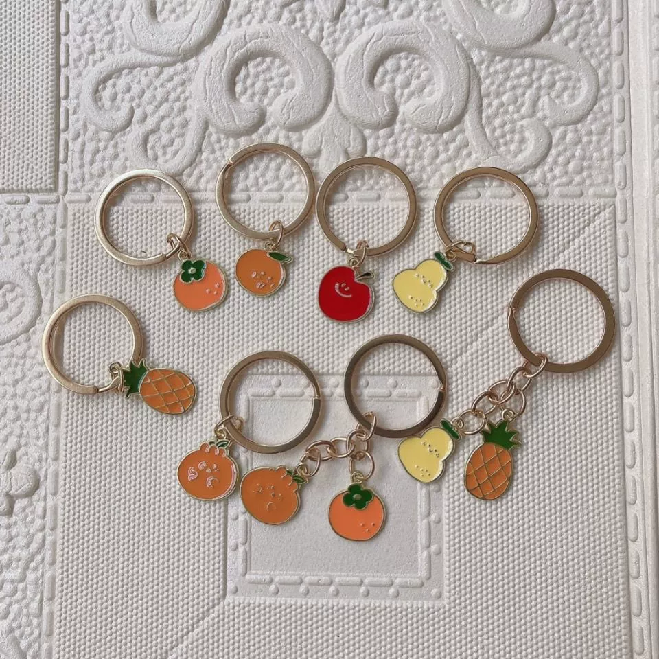 Apple, cute keychain handmade, pendant, accessory