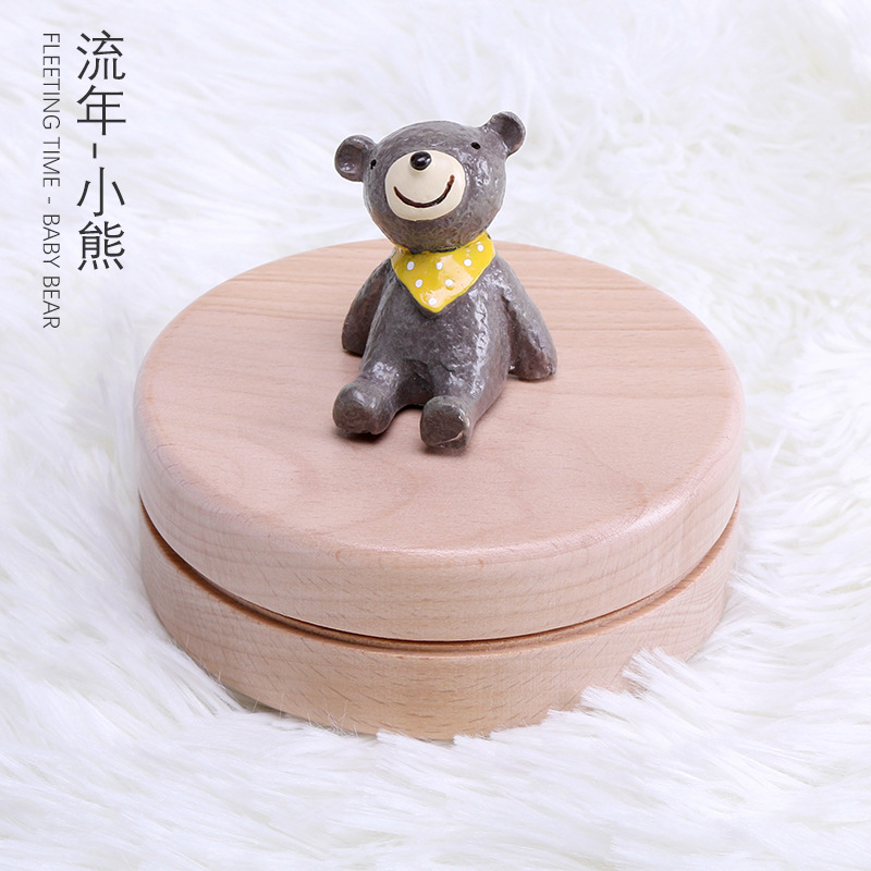 Caja de pezón para niños de madera 1-3-5 años bebé pelo fetal pezón caja de almacenamiento año viejo conmemorativo cordón umbilical caja de colección