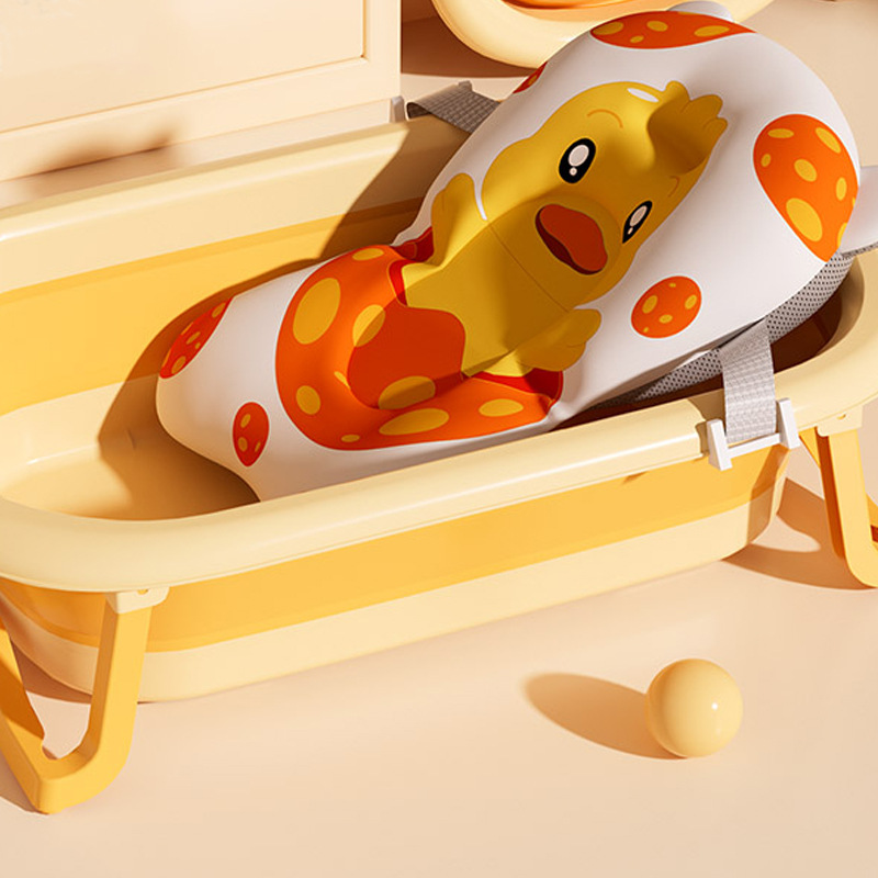 Bebé Baño red bolsillo bebé baño artefacto sentado y acostado estera antideslizante recién nacido bañera soporte de suspensión alfombra de baño Universal