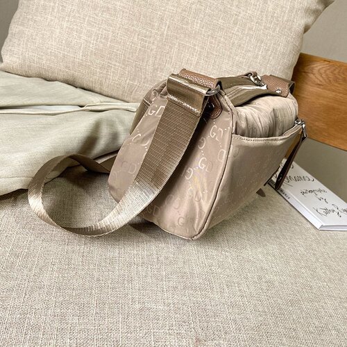 New women's bag fashionable waterproof shoulder crossbody bag nylon cloth waterproof cylinder bag