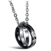 Accessory, classic pendant stainless steel, necklace for beloved, European style, wholesale