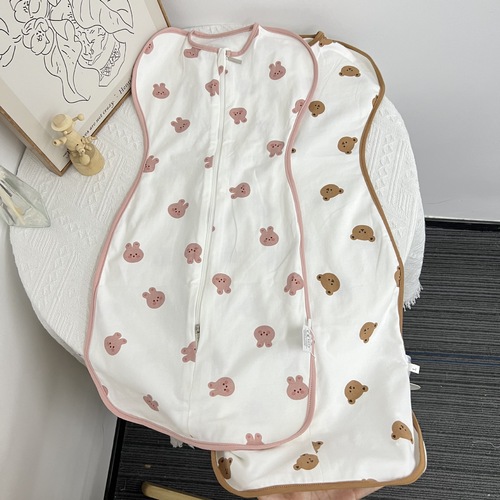 New Korean-style surrender-style baby sleeping bag, newborn anti-jump sleeping bag, baby safety pajamas